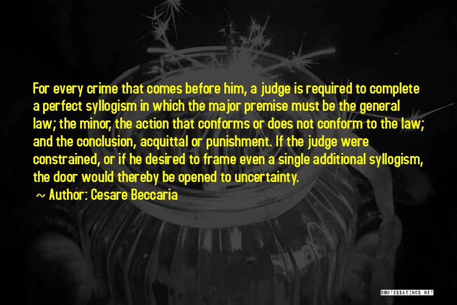 Crime And Punishment Justice Quotes By Cesare Beccaria