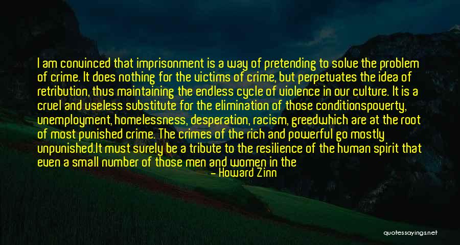 Crime And Punishment Quotes By Howard Zinn