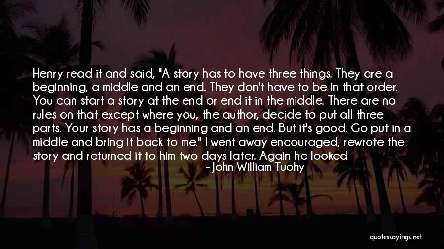 Crime Author Quotes By John William Tuohy
