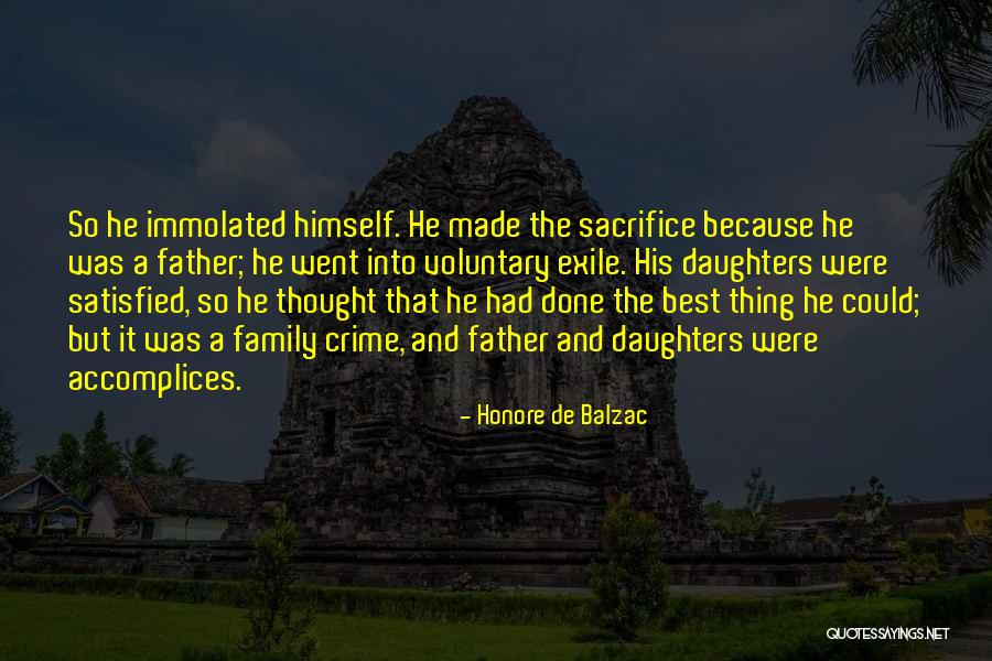Crime Family Quotes By Honore De Balzac Crime Family Quotes By Honore De Balzac