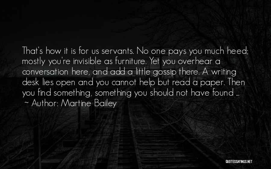 Crime Pays Quotes By Martine Bailey