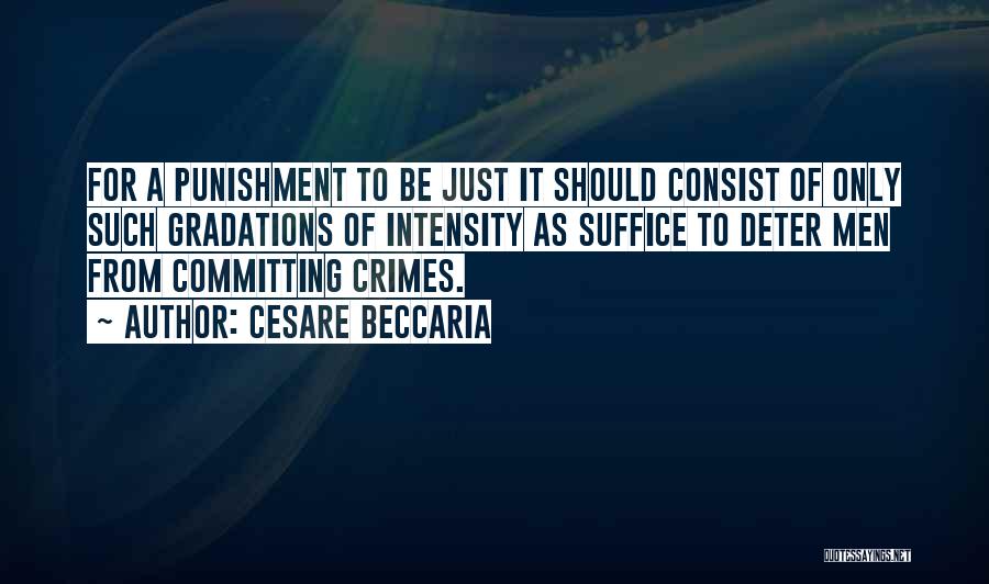 Crime Punishment Quotes By Cesare Beccaria