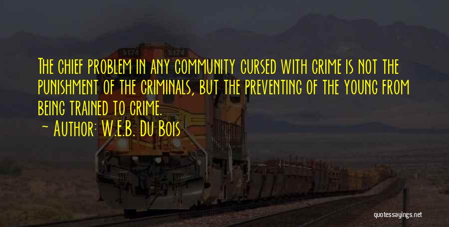 Crime Punishment Quotes By W.E.B. Du Bois