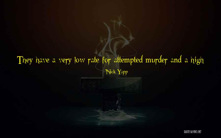 Crime Rate Quotes By Nick Yapp