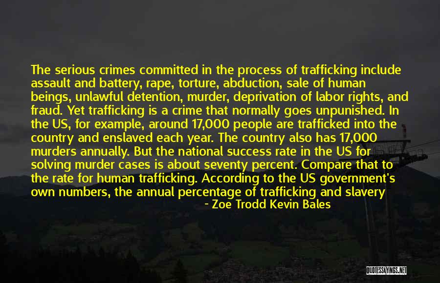 Crime Rate Quotes By Zoe Trodd Kevin Bales Crime Rate Quotes By Zoe Trodd Kevin Bales