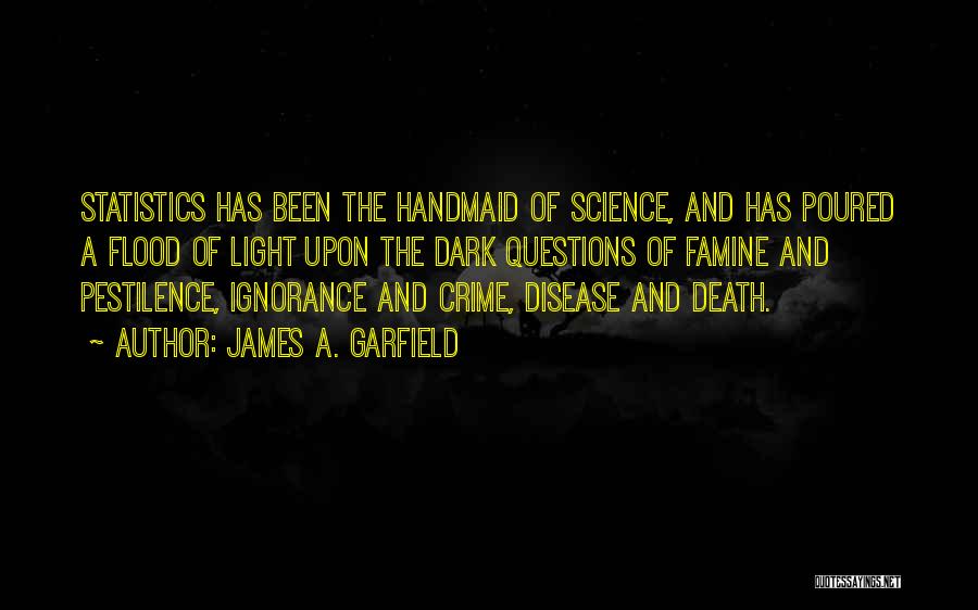 Crime Statistics Quotes By James A. Garfield