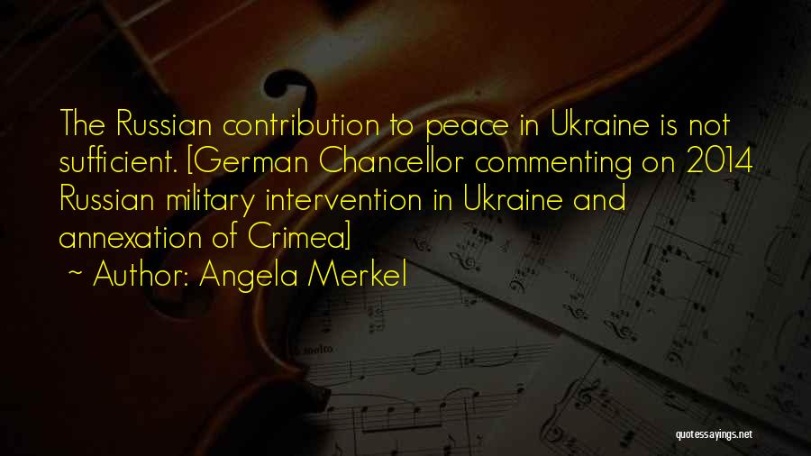Crimea Quotes By Angela Merkel