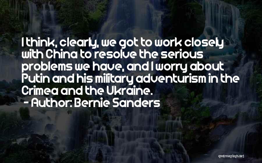 Crimea Quotes By Bernie Sanders