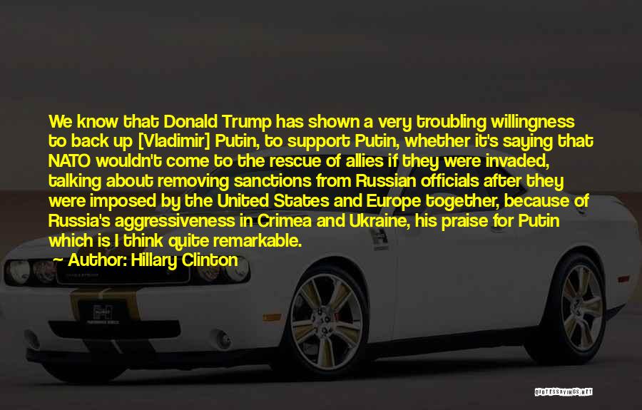 Crimea Quotes By Hillary Clinton