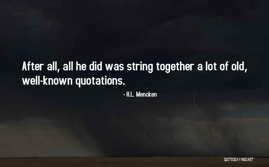 Crimeless Quotes By H.L. Mencken Crimeless Quotes By H.L. Mencken