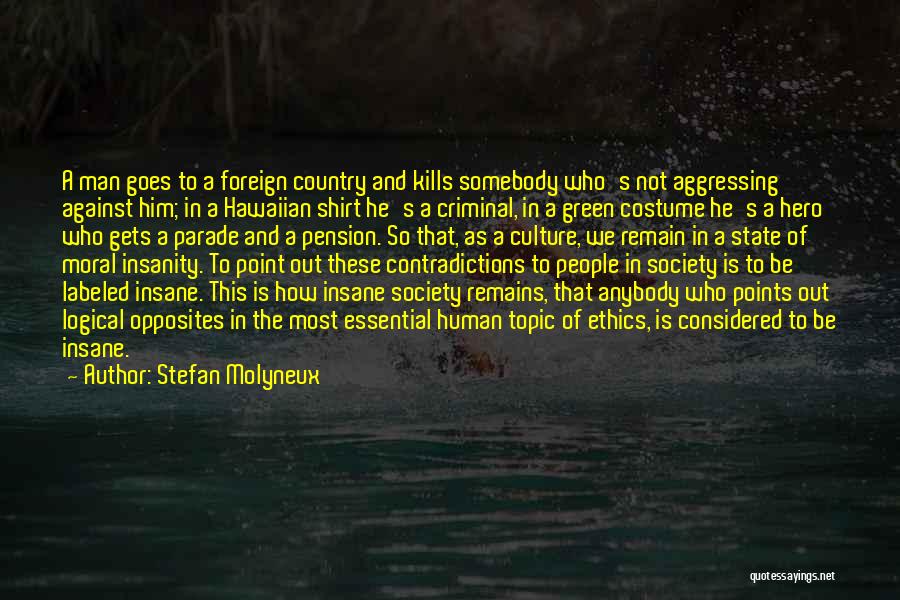 Criminal Insanity Quotes By Stefan Molyneux
