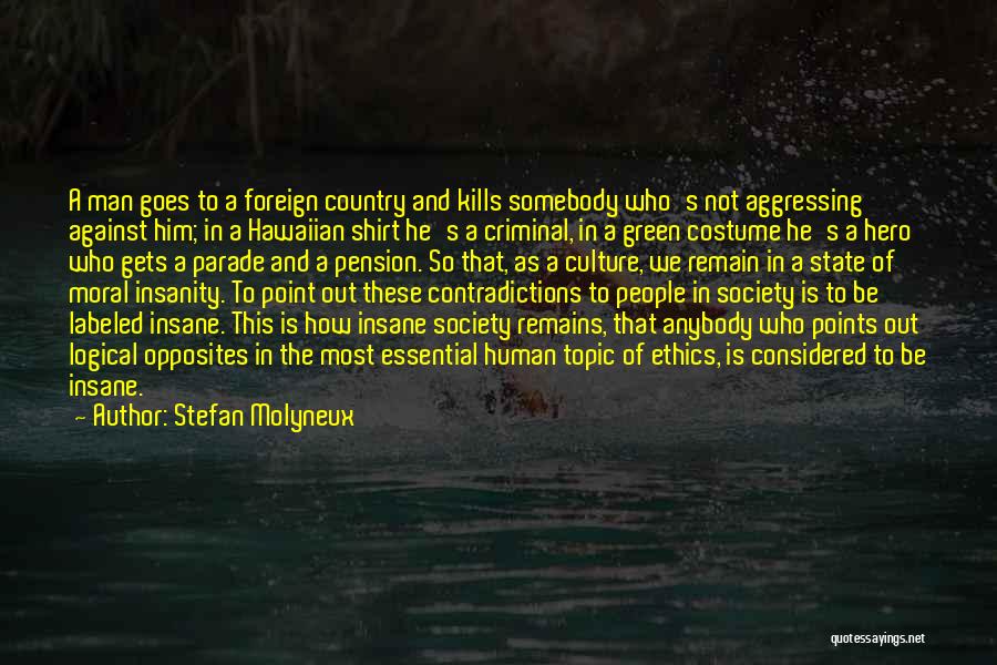 Criminal Insanity Quotes By Stefan Molyneux