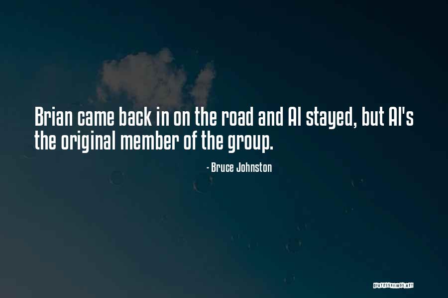 Criminal Leaders Quotes By Bruce Johnston Criminal Leaders Quotes By Bruce Johnston