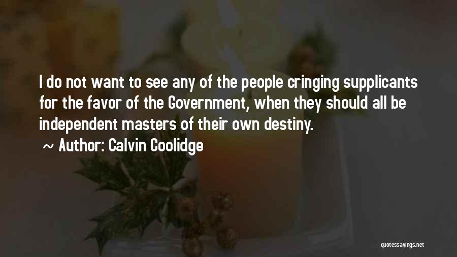 Cringing Quotes By Calvin Coolidge