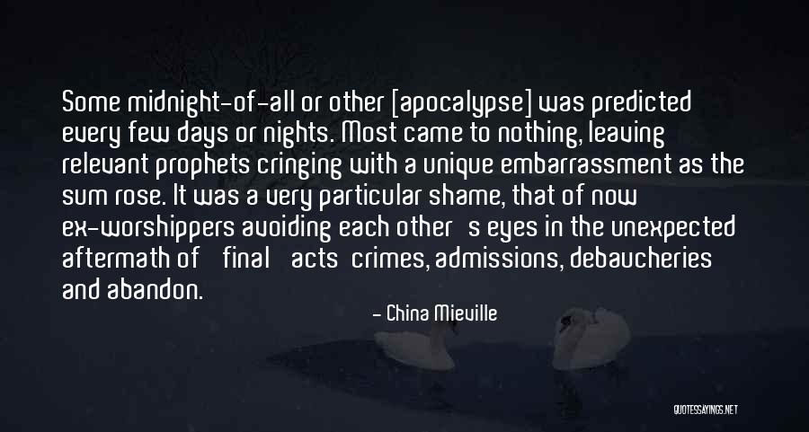 Cringing Quotes By China Mieville