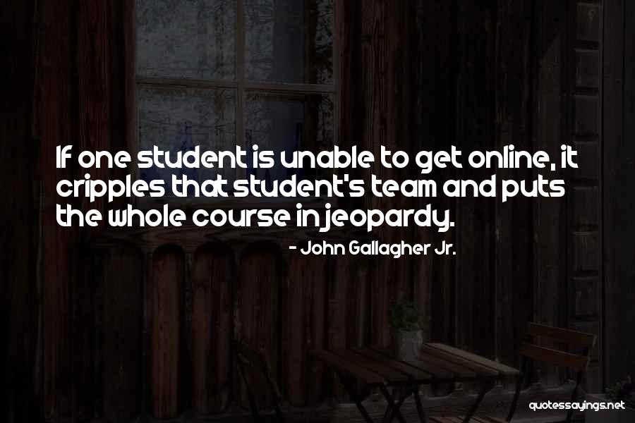 Cripples Quotes By John Gallagher Jr. Cripples Quotes By John Gallagher Jr.