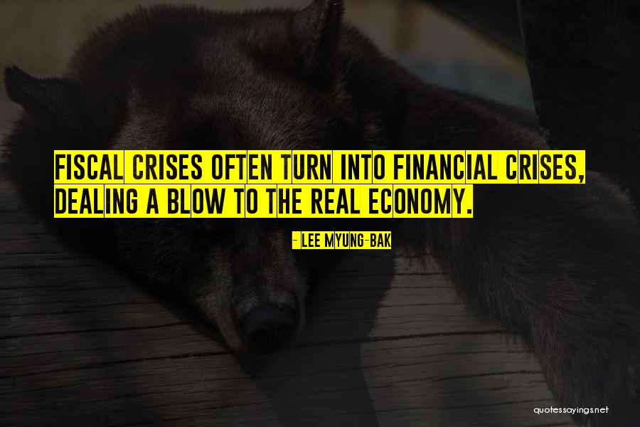 Crises Quotes By Lee Myung-bak