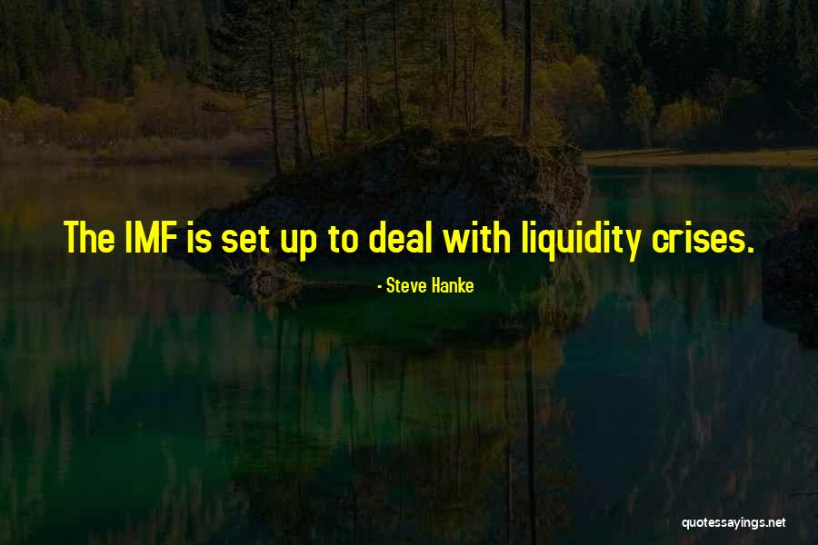 Crises Quotes By Steve Hanke Crises Quotes By Steve Hanke