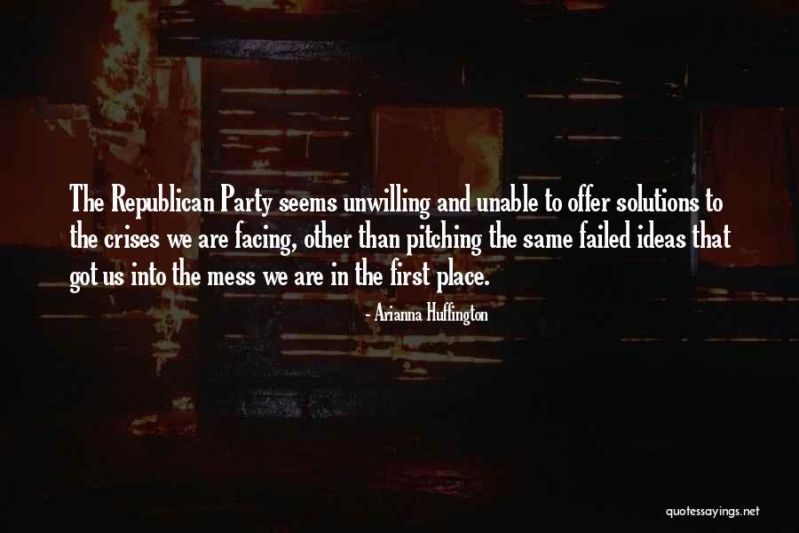 Crises Solutions Quotes By Arianna Huffington Crises Solutions Quotes By Arianna Huffington