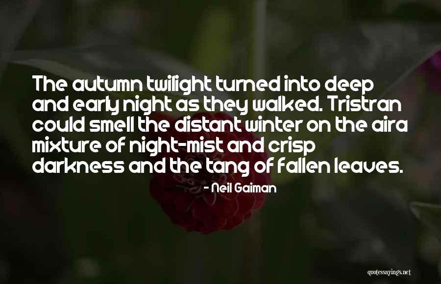 Crisp Autumn Air Quotes By Neil Gaiman