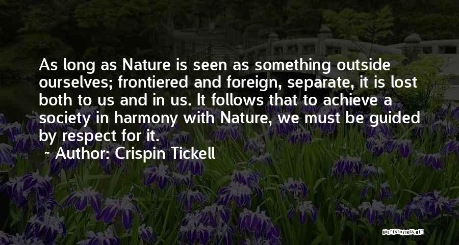 Crispin Tickell Quotes 719792