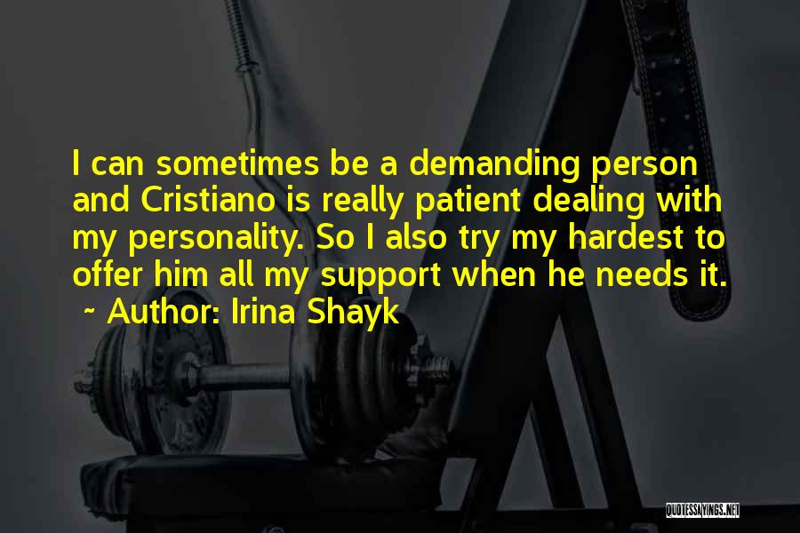 Cristiano Quotes By Irina Shayk