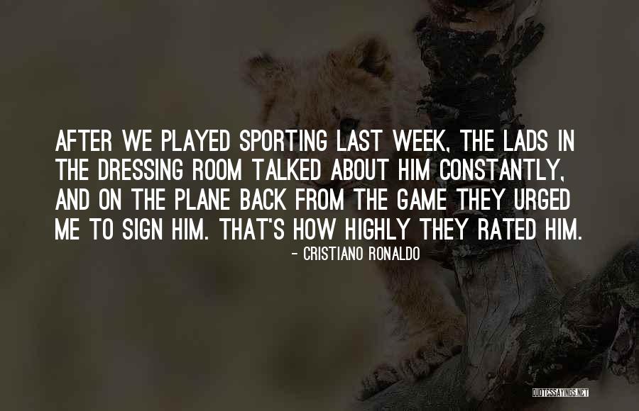 Cristiano Ronaldo Soccer Quotes By Cristiano Ronaldo