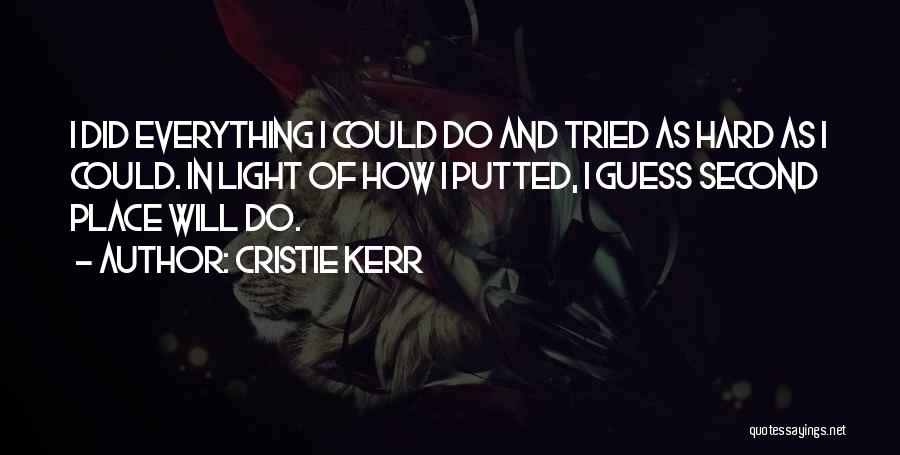 Cristie Kerr Quotes 1774150