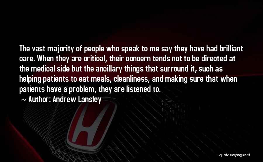 Critical Care Quotes By Andrew Lansley