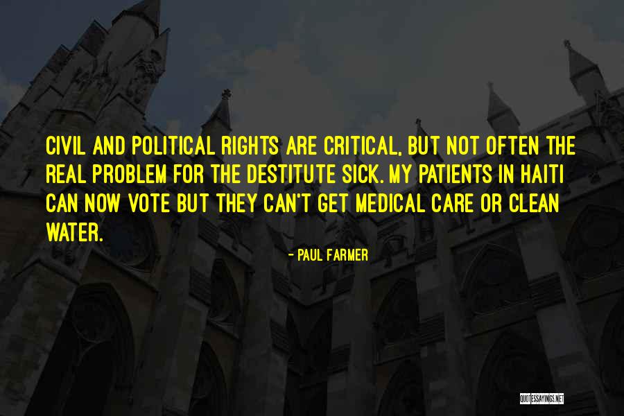 Critical Care Quotes By Paul Farmer