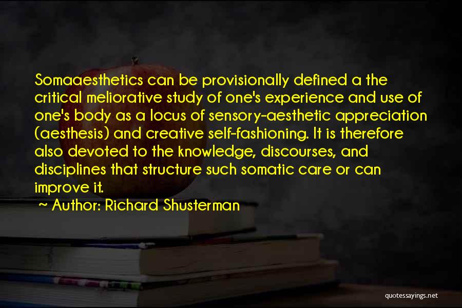 Critical Care Quotes By Richard Shusterman