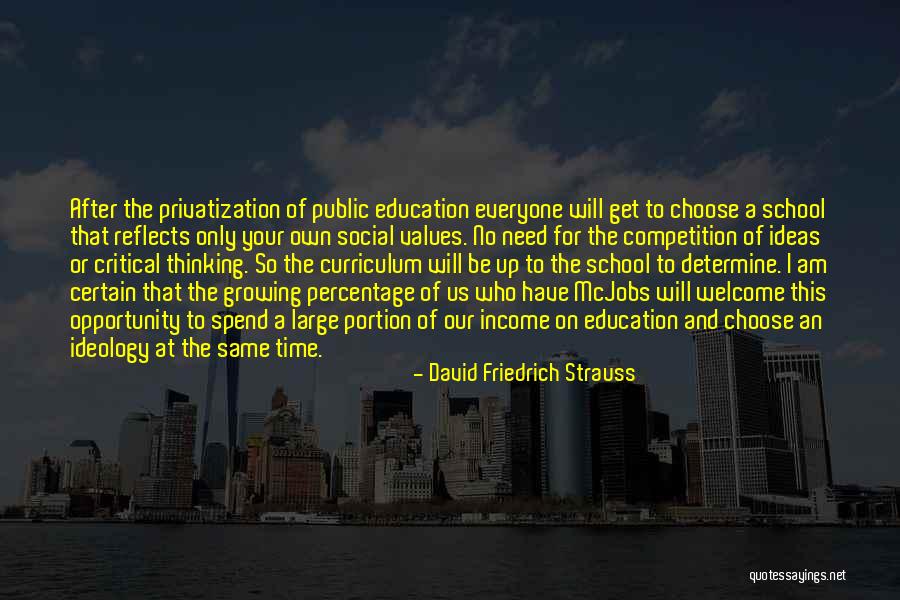 Critical Education Quotes By David Friedrich Strauss Critical Education Quotes By David Friedrich Strauss