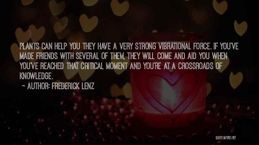 Critical Friends Quotes By Frederick Lenz