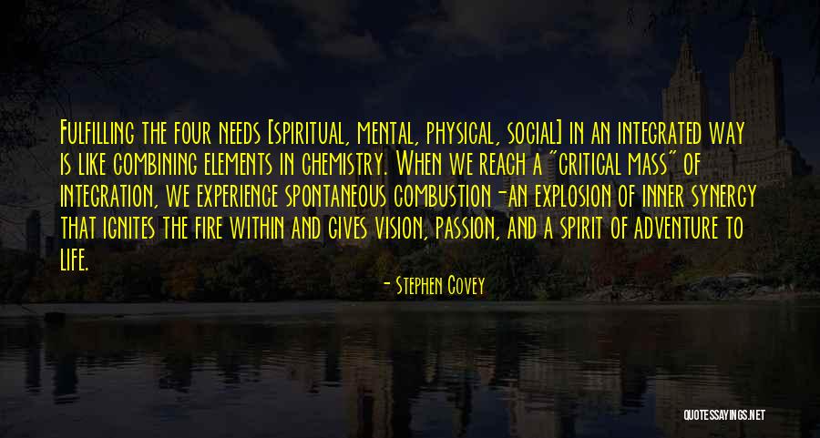 Critical Mass Quotes By Stephen Covey