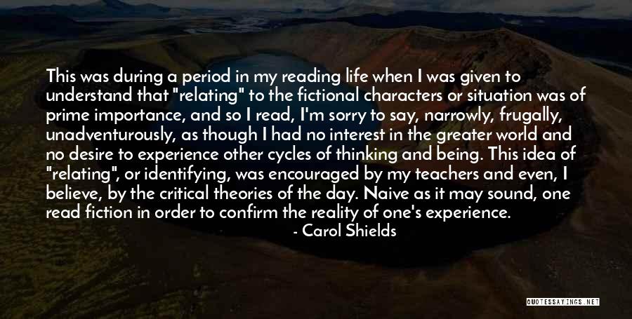 Critical Situation Quotes By Carol Shields