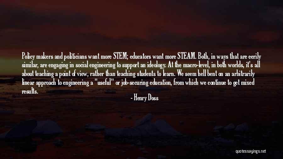 Critical Thinking And Education Quotes By Henry Doss