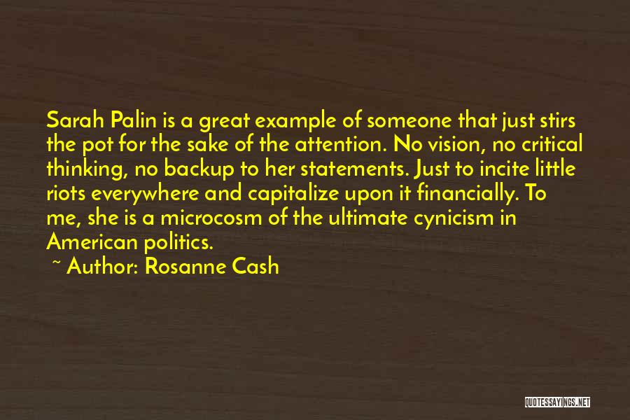 Critical Thinking Quotes By Rosanne Cash