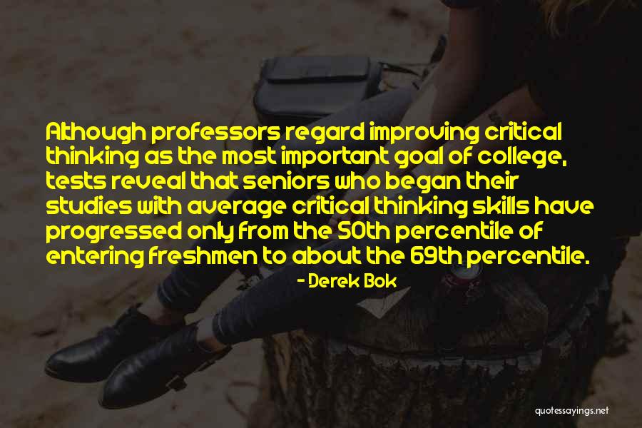 Critical Thinking Skills Quotes By Derek Bok Critical Thinking Skills Quotes By Derek Bok