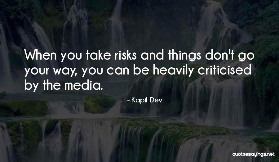 Criticised Quotes By Kapil Dev Criticised Quotes By Kapil Dev