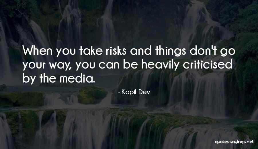 Criticised Quotes By Kapil Dev