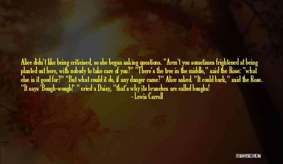 Criticised Quotes By Lewis Carroll