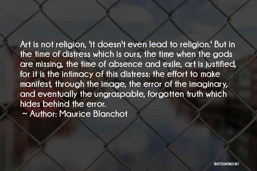 Criticism In Art Quotes By Maurice Blanchot