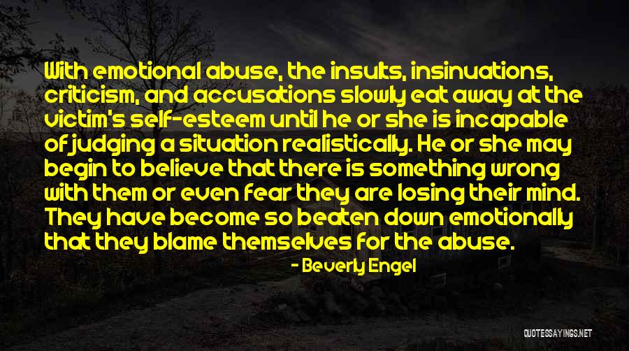 Criticism In Relationships Quotes By Beverly Engel