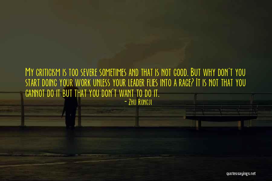 Criticism Is Good Quotes By Zhu Rongji Criticism Is Good Quotes By Zhu Rongji