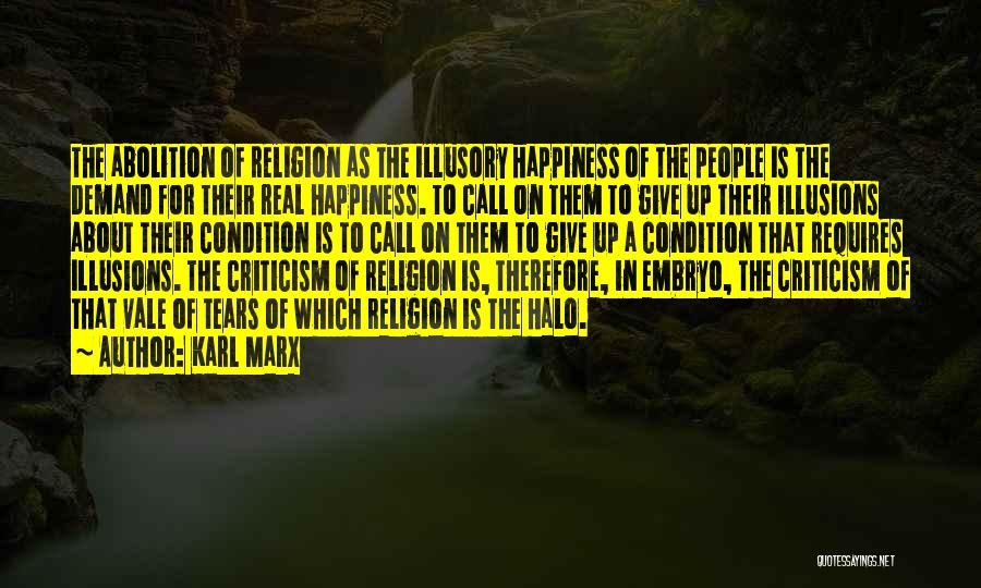 Criticism Of Religion Quotes By Karl Marx