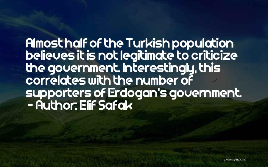 Criticize Government Quotes By Elif Safak