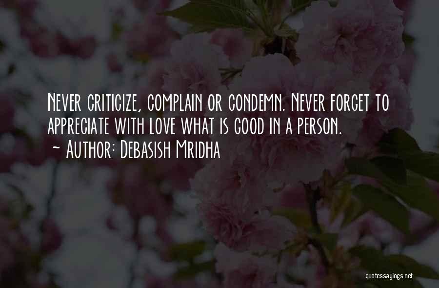 Criticize Love Quotes By Debasish Mridha