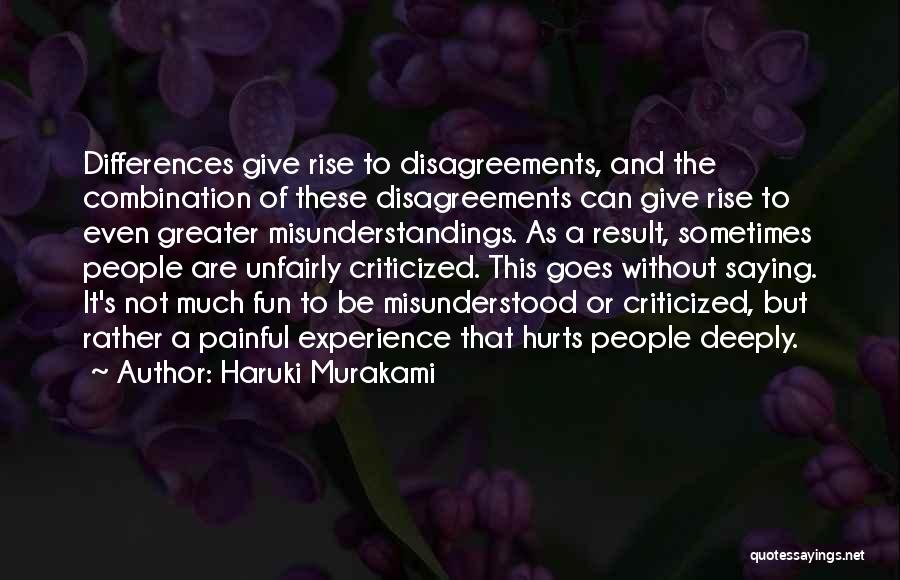 Criticized Quotes By Haruki Murakami