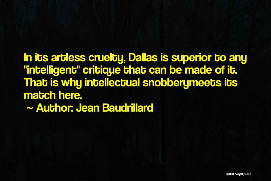 Critique Quotes By Jean Baudrillard