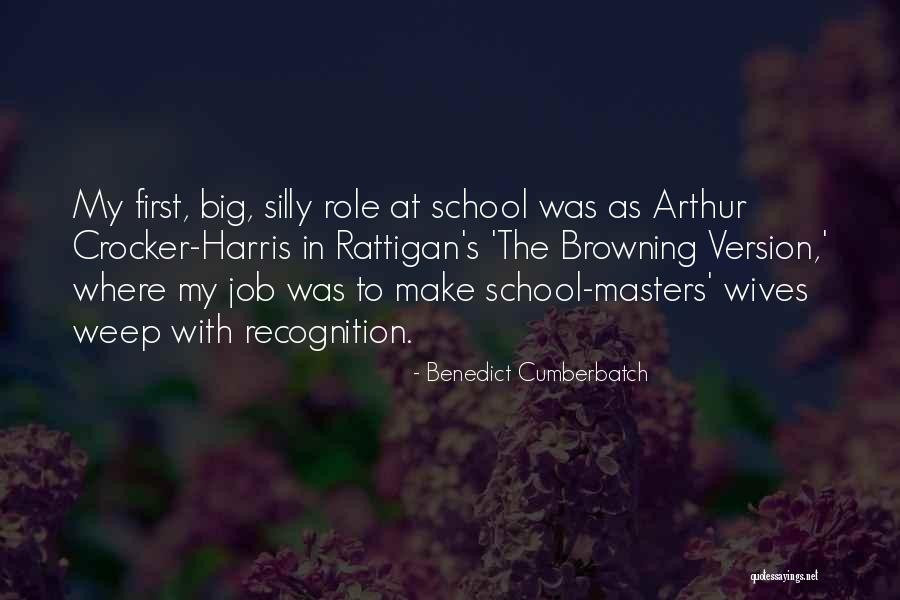 Crocker Quotes By Benedict Cumberbatch